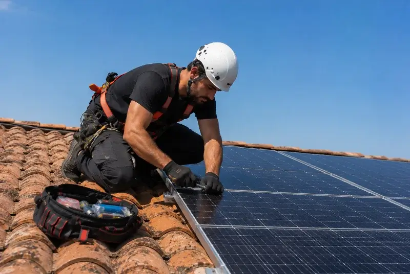 Maintenance et monitoring de panneaux solaires à Crêts en Belledonne